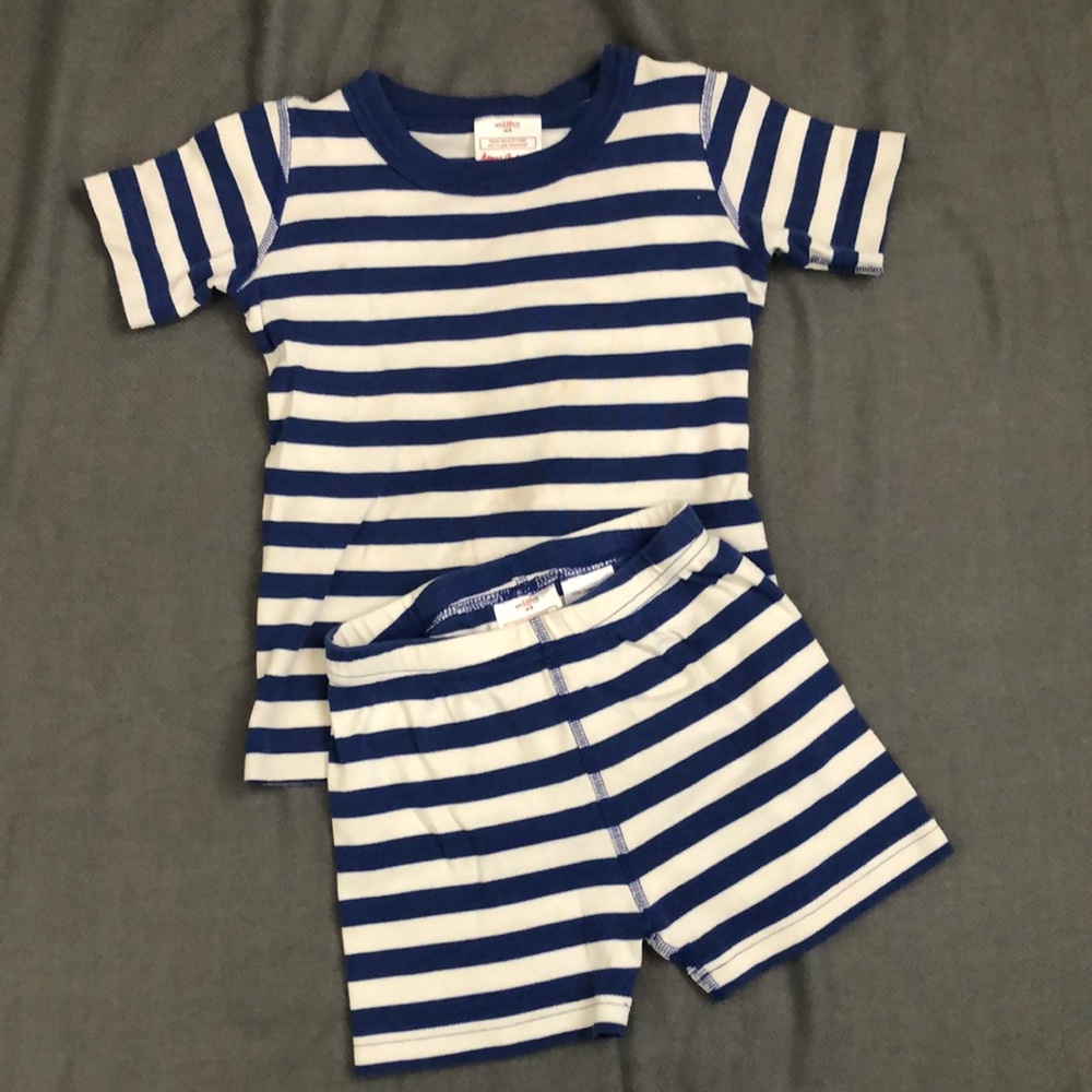 Hanna Andersson Striped Short PJ size 5
